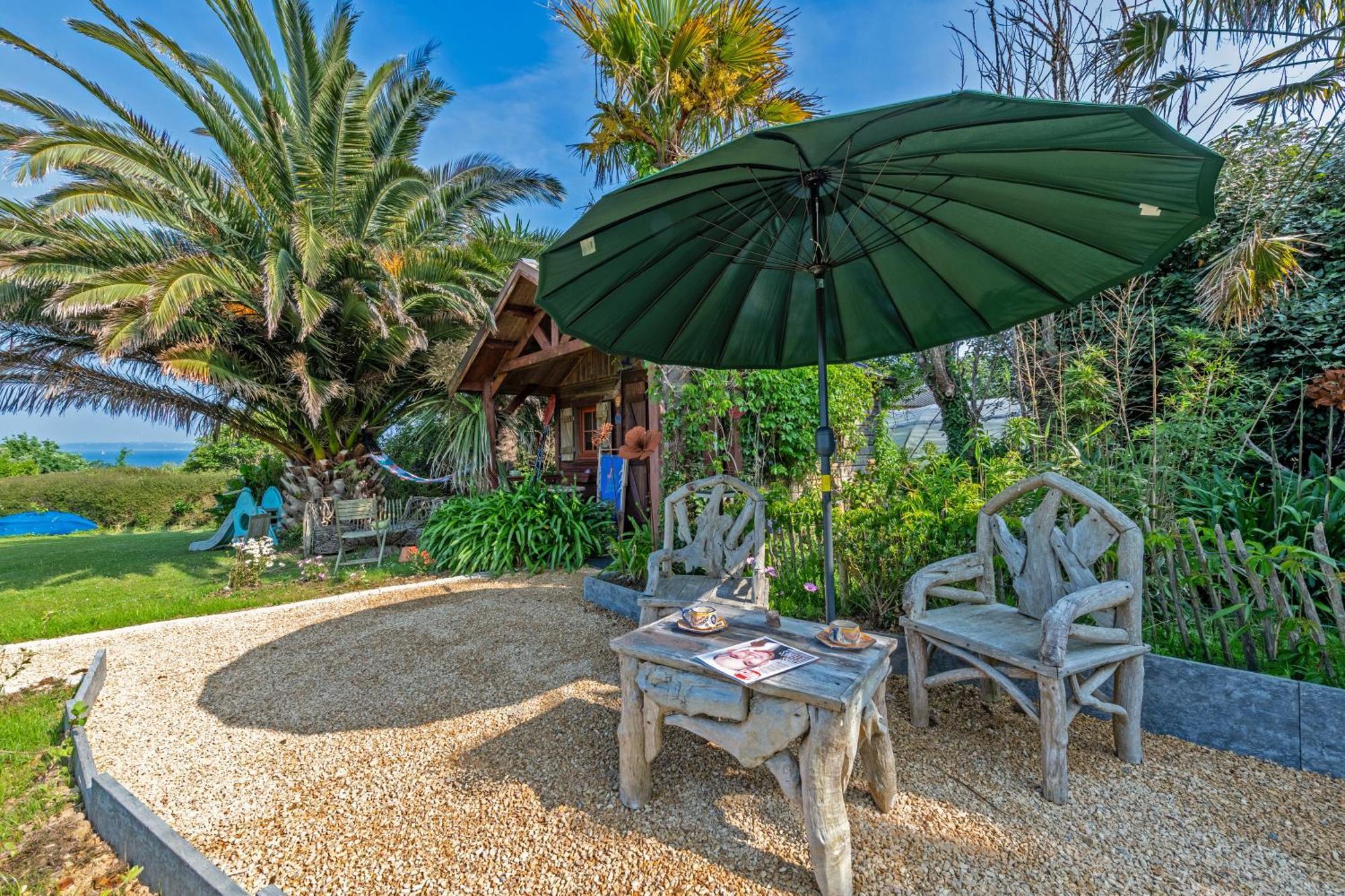 Chalet Avec Jardin Vue Mer 100M 플루가스텔도울라스 외부 사진