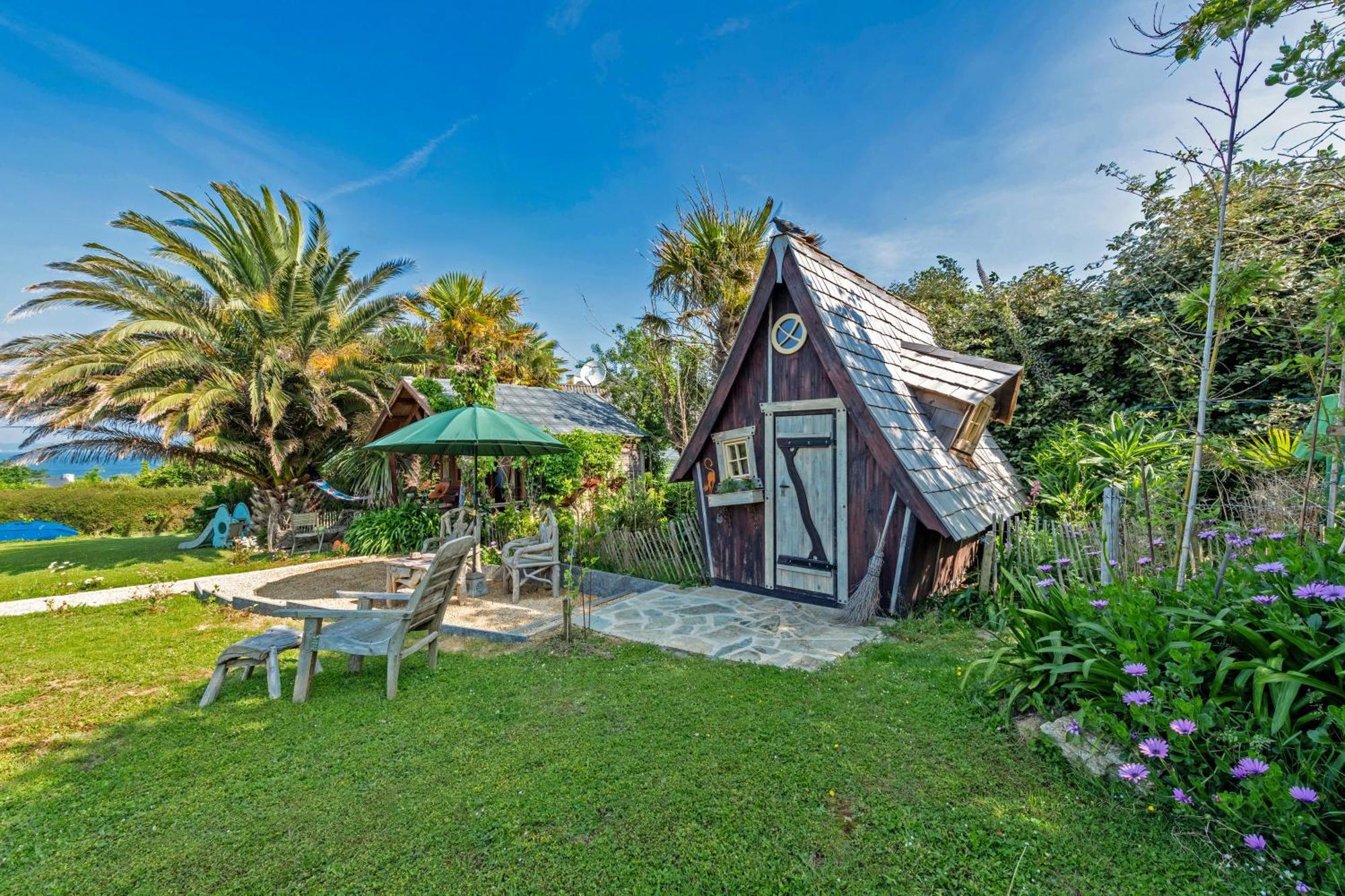 Chalet Avec Jardin Vue Mer 100M 플루가스텔도울라스 외부 사진